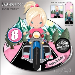 Biker Girls Rocker Card Minikit-3