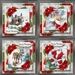 Vintage Christmas Card Front BUNDLE