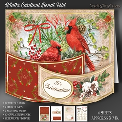 Winter Cardinal Bendi Fold