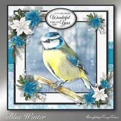 BLUE WINTER Card Front Mini Kit-7