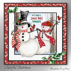 Cheerful Snowman Mini Kit-1