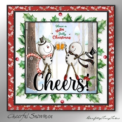 Cheerful Snowman Mini Kit-3