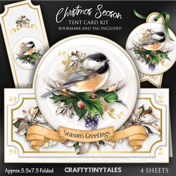 Christmas Season Tent Card Kit-1