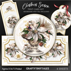 Christmas Season Tent Card Kit-2