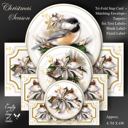 Christmas Season Tri-Fold Step Card #1