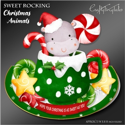 Sweet Rocking Christmas Animals # 2