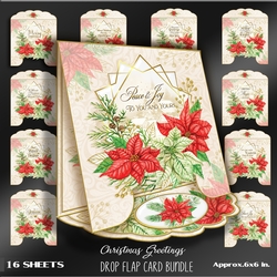 Christmas Greetings DROP FOLD BUNDLE
