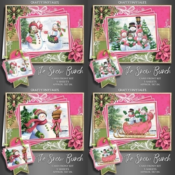 The Pink Snow Bunch 5X7 BUNDLE- 2