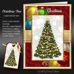 Christmas Tree 5X7 Card Front Kit-2