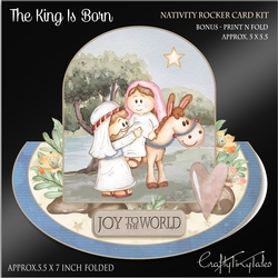 The King Is Born Rocker Card- 1