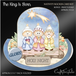 The King Is Born Rocker Card- 3