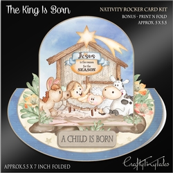 The King Is Born Rocker Card- 4