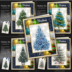 Christmas Trees Blue Series BUNDLE