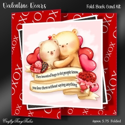 Valentine Bears Foldback Card Kit-4