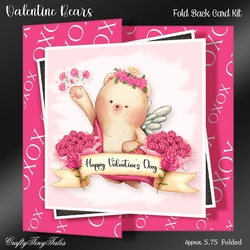 Valentine Bears Pink Foldback-3