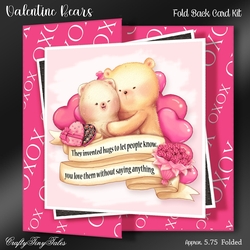Valentine Bears Pink Foldback-4