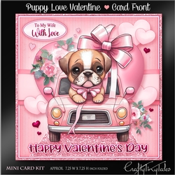 Puppy Love Card Front Kit-1