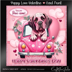 Puppy Love Card Front Kit-4