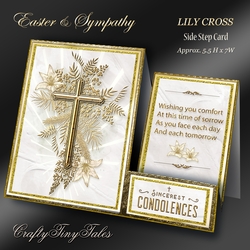 Easter & Sympathy Lily Cross Side Step