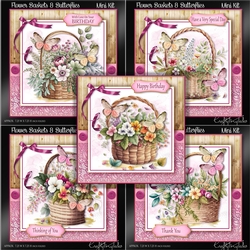 Flower Baskets & Butterflies BUNDLE