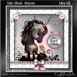 Cute Black Unicorn MiniKit-1