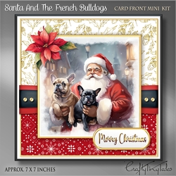 Santa And The French Bulldogs Kit-3