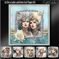 Art Deco Ladies and Gents Kit