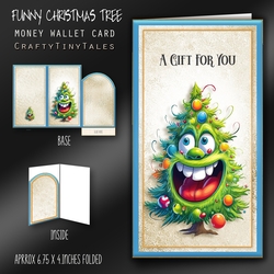 Funny Christmas Tree Money Card Kit-1