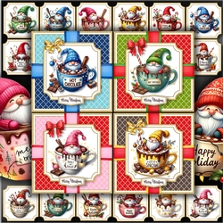 Hot Cocoa Gnomes Card Front & Toppers BUNDLE