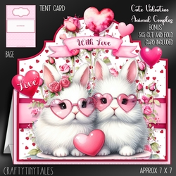 Cute Valentine Animal Couples Kit-2