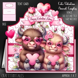 Cute Valentine Animal Couples Kit-8