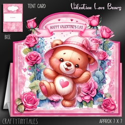 Valentine Love Bears Card Kit-5