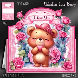 Valentine Love Bears Card Kit-7