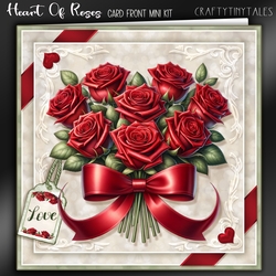 Heart Of Roses Card Front Kit-2