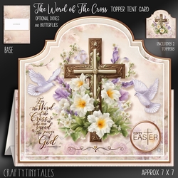 The Word Of The Cross Topper Tent Card