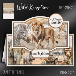 Wild Kingdom Tent Card Kit