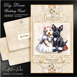 Dog Lovers Wedding Card Kit-1