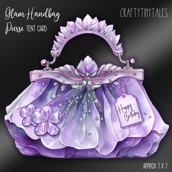 Glam Handbag * Purse Tent Card-8