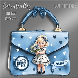Girly Handbag Tent Card Kit-4