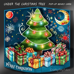 Under The Christmas Tree Pop-Up Bendy Card