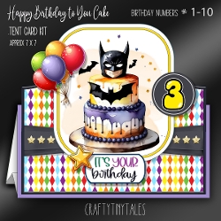 Happy Birthday to You Cake Tent Card-6