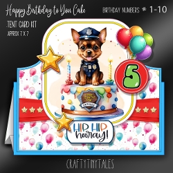 Happy Birthday to You Cake Tent Card-14