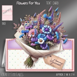 Flowers For You Tent Card Mini Kit-6
