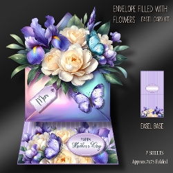 Envelope Filled with Flowers Easel Kit-1