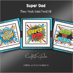 Super Dad Three Pack Card Front Kit.1