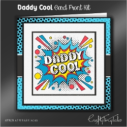Daddy Cool Card Front Kit-3