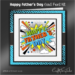 Happy Fathers Day Card Front Kit-4