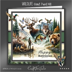 WILDLIFE Card Front Kit