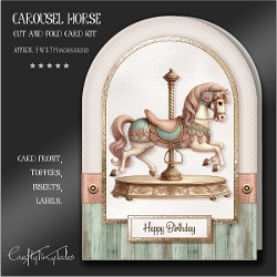Carousel Cut and Fold Card Kit-5
