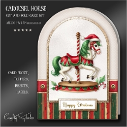Carousel Cut and Fold Card Kit-6